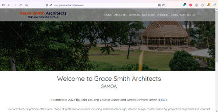 Grace Smith Architects Website